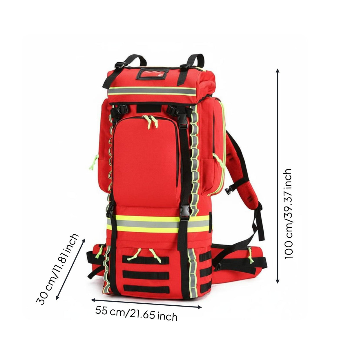 Backpack Waterproof Modular Response Backpack Large Capacity Detachable Emergency Pack for Firefighters