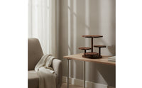 Dessert Stand Tiered Dessert Riser Wooden Display Stand with Tiers for Hosts, Bakeries, Parties, Weddings, Buffets
