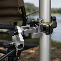 Universal Fishing Chair Accessory Mount for Bait Tray, Rod Holder, or Keepnet - Aluminum Alloy