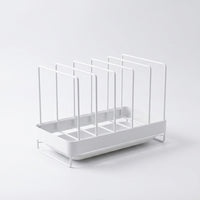 Dining Table and Kitchen Cabinet Plate Storage, Carbon Steel Cupboard Organisers for Students, Large Dish Drainer Rack for Countertop Use