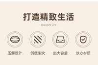 桌面垃圾桶可爱小号迷你2025新款高颜值家用宿舍客厅办公室收纳桶 【高款】奶油色-【盖子款】+5卷垃圾袋-