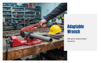 Large Commercial Multi-Function Wrench, Fast Release, Thread Protection, Labor-Saving