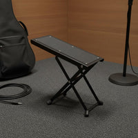 Guitar Foot Stool Foldable Guitar Footstool Non-Slip Pad Music Accessory for Performance, Practice