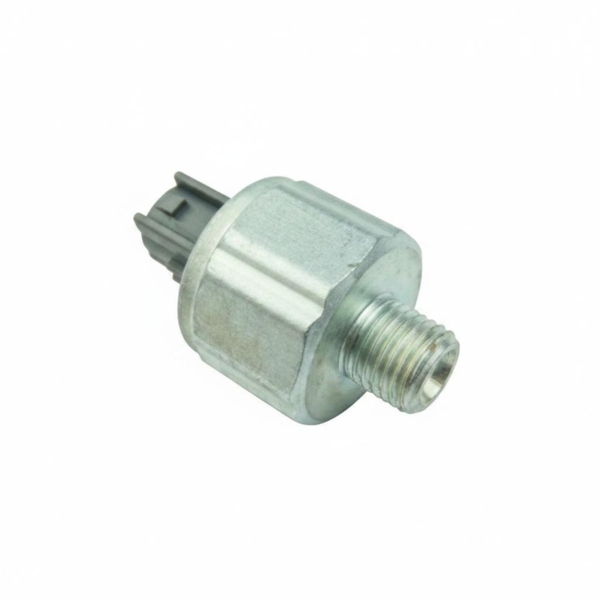 Single Connector Engine Knock Sensor Compact Replacement Knock Sensor Silver Finish Automotive Part Easy Installation