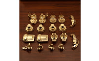 Brass Front Steering Joints Kit Engineered-Fit Brass Upgrade Kit Sturdy Chassis Support System Parts with Axle Covers for Hobbyists