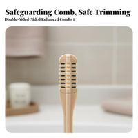 2 Pieces Stainless Steel Blade Manual Nose Hair Trimmer Easy to Clean Nose Hair Razor Washable for Travelers, Adults, Travel, Bathroom, Home