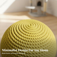 Chew Resistant Sisal Cat Ball Long-Lasting Cat Scratching Ball Toy Self-Entertaining Pet Supply Boredom Relief for Indoor Cats, Kittens