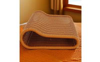 Rattan Neck Pillow Breathable Woven Neck Pillow Textured