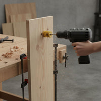 Extended Hex Shank Hole Saw Mandrel Quick Release Hole Saw Arbor Power Tool Accessory for Carpenters