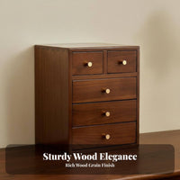 Multi-Drawer Storage Box Effortless Sliding Drawers Desktop Organizer