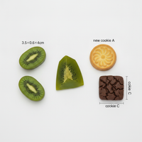 Artificial Fruit Slices and Cookies for Photography Props and Decoration