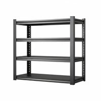 Thickened Steel Kitchen Kitchen Rack Stable and Sturdy Multi-Layer Storage Rack Easy Assembly Heavy Duty Metal Shelving Adjustable Shelves for Pantry, Warehouse, Garage, Basement