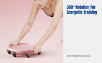 Six-Wheel Ab Wheel, Quiet Abdominal Trainer, Home Fitness, 360° Universal Rotation, TPE Soft Rollers, Anti-Slip Pad