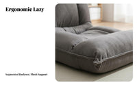 Single-Person Adjustable Floor Sofa Foldable Design Indoor Seating for Dorm Room