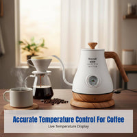 Electric Kettle, Stainless Steel Gooseneck, Precise Temperature Control, Keep Warm, Anti-Dry Protection