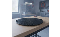Oil Drain Splash Guard No-Mess Oil Drain Mesh with Handle Tabs Screen Universal Fit Perforated for Mechanics, Auto Repair Shops