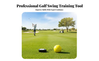 Improves Hitting Accuracy Golf Head Position Coach Develops Muscle Memory Retractable Swing Training Ball Instant Feedback for Beginners