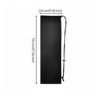 Safeguarding Black Velvet Racket Pouch Portable Badminton Racquet Pouch Soft Inner Lining Badminton Racket Sleeve Lightweight for Travel, Training