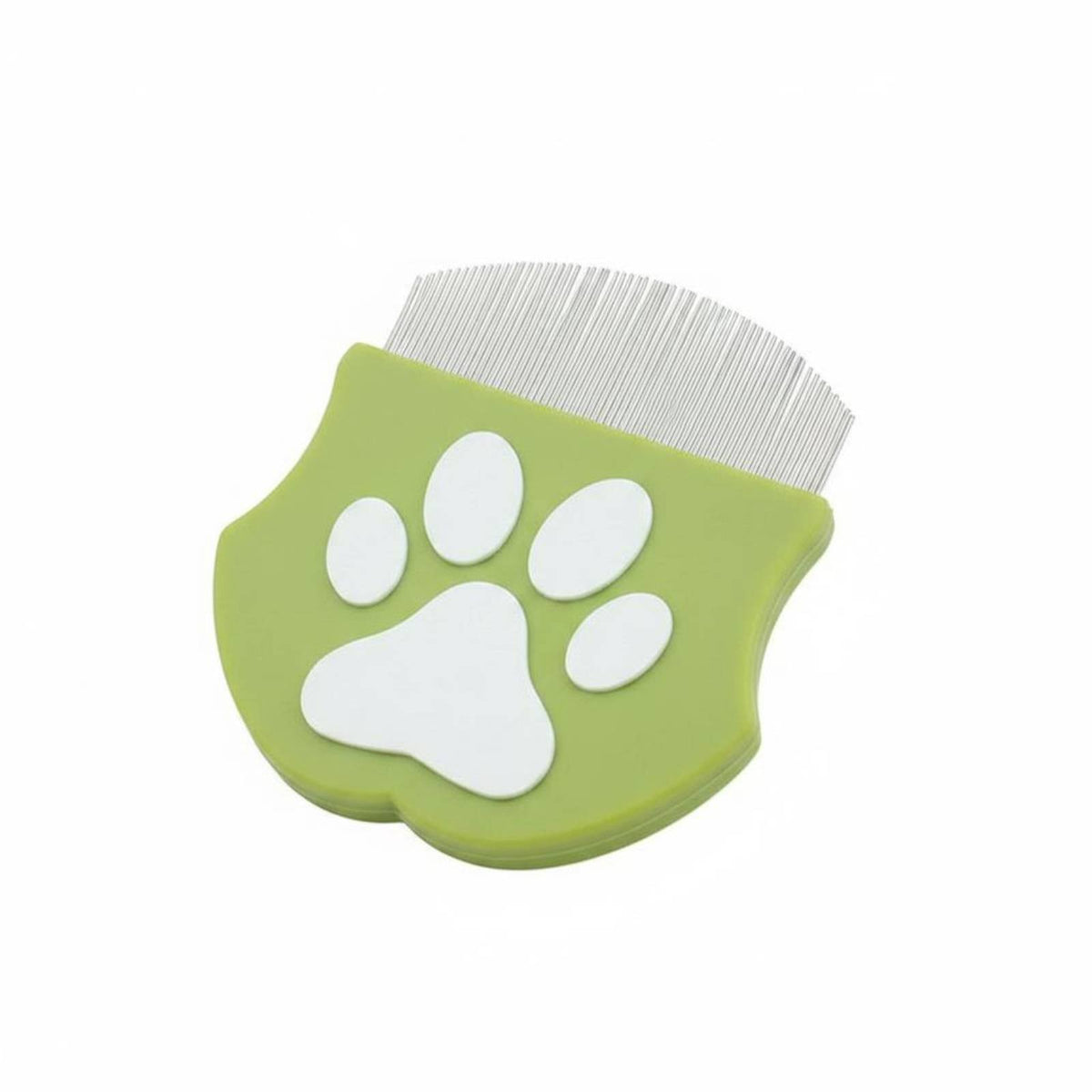 Pet Facial Comb Rounded Pinheads Cat Tear Stain Comb Non-Slip Handle Grooming Tool for Cats