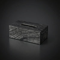 Marble Tissue Box Holder Polished Marble Tissue Box Minimalist for Bedside Table