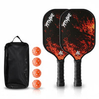 Long-Lasting Wood Construction Wooden Pickleball Paddles Non-Slip Grip Pickleball Paddle Kit Breathable Handle Sports Equipment Lightweight Design for Outdoor
