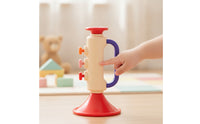 Toy Trumpet Handheld Trumpet with Handle Instrument Brightly Colored Instrument Sensory for Toddlers, Playroom, Home