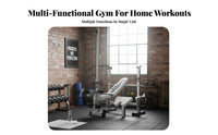 Heavy-Duty Steel Construction Adjustable Squat Rack Bench Press High Load Bearing Adjustable Weight Bench Press Station Space-Saving Weightlifting Bed Foldable Design