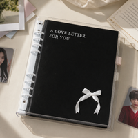 A5 4-Pocket Lily Butterfly Binder for Kpop Photocards and Collectibles