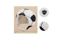 Soft Football Head Mask Biodegradable Soccer Ball Mask Easy to Wear Costume Prop Extremely Realistic Realistic for Photo Shoots