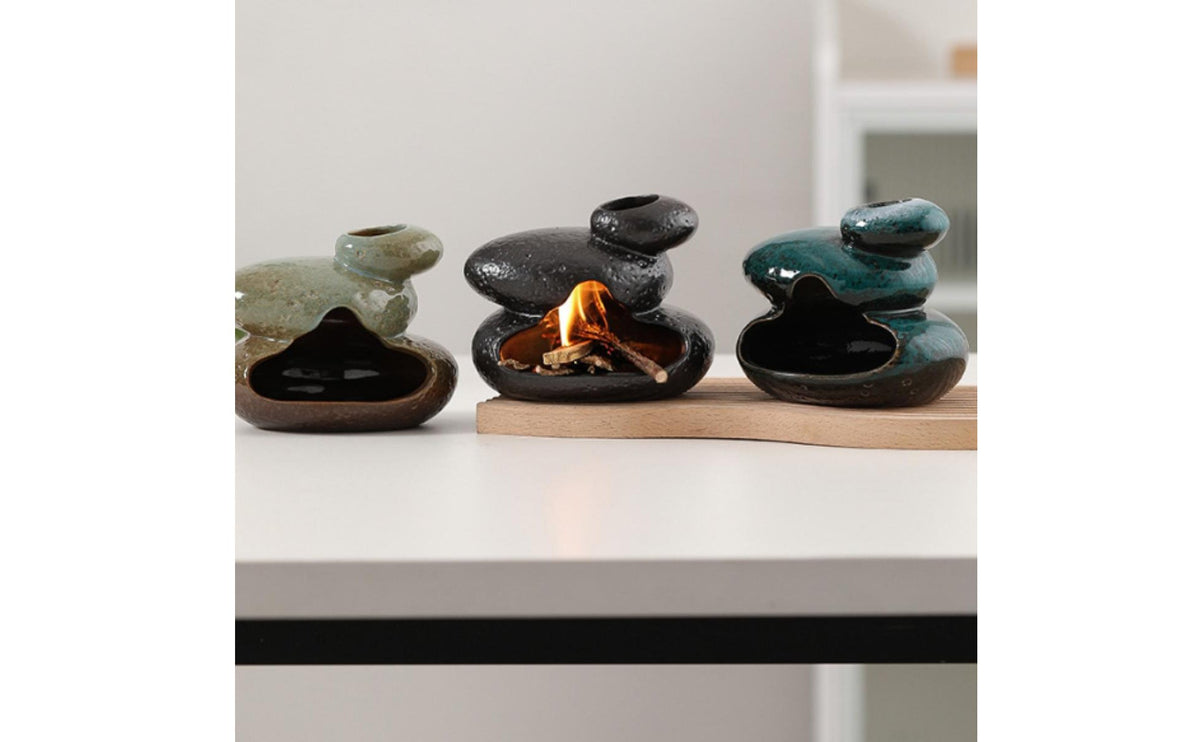 Ceramic Aromatic Resin Burner Holder Heat-Resistant Ceramic Aroma Burner