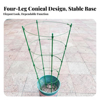 Adjustable Height Stackable Circular Trellis Multi-Purpose Plant frame Easy to Assemble climbing plant Holder Weather Resistant for Houseplant Owners, Gardeners, homeowners, Potted Plants, Indoors, Living Room, Balcony