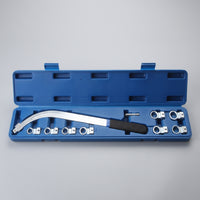 10 Pieces Belt Wrench Tool Kit Adjustable Belt  Tool   Wrench with Interchangeable Heads for Home Mechanics, Workshop