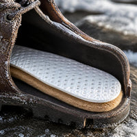 Winter Lambswool Insoles for Men and Women, Thickened Plush, Sweat-Absorbing, Wormwood, Shock-Absorbing