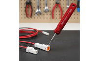 Depinning Tool Kit Fine Point Connector Depinning Tool Includes Shielded Case Automotive Pin Extractor for DIY Enthusiasts, Professionals, Garage