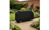Grill Cover with Drawstring Weatherproof Barbecue Cover with Ties Weather-Resistant for Backyard, Patio