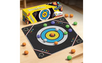 Tabletop Flicking Board Game with Balls Portable Cloth Board Game Interactive Easy-to-Learn for Families, Parties