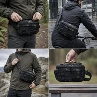 Waterproof Tactical Camouflage Shoulder Bag for Outdoor Fishing Cycling Travel