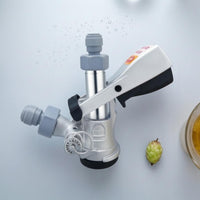 Stainless Steel Keg Coupler Metal Housing Keg Dispenser Black Beverage Equipment for Dispensing System