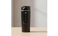 12V Car Heater Cup Temperature Control Car Heating Cup 304 Stainless Steel Heated Travel Mug for Truck Drivers