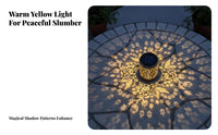 Wrought Iron Solar Hummingbird Lantern Vintage Design Hummingbird Solar Lantern Waterproof for Patio, Balcony, Pathway