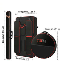 Fishing Bag with Compartment, Fishing Rod Case, Portable Large Capacity Backpack, 70cm Oxford Fabric