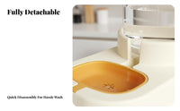 Easy to Clean Weight-Based Pet Feeder and Waterer Set Large Capacity Automatic Pet Feeder Anti-Skid Base