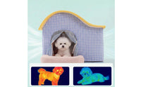 Air-Conditioned Pet House No Electricity Needed Cooling Pet House Portable for Cats, Hot Weather