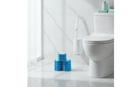 Disposable Toilet Brush with Replaceable Heads Ergonomic for Bathroom