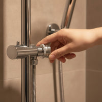 Leakproof Ball Shower Arm Adapter Solid Brass Shower Arm Adapter Knurled Universal for Bathroom
