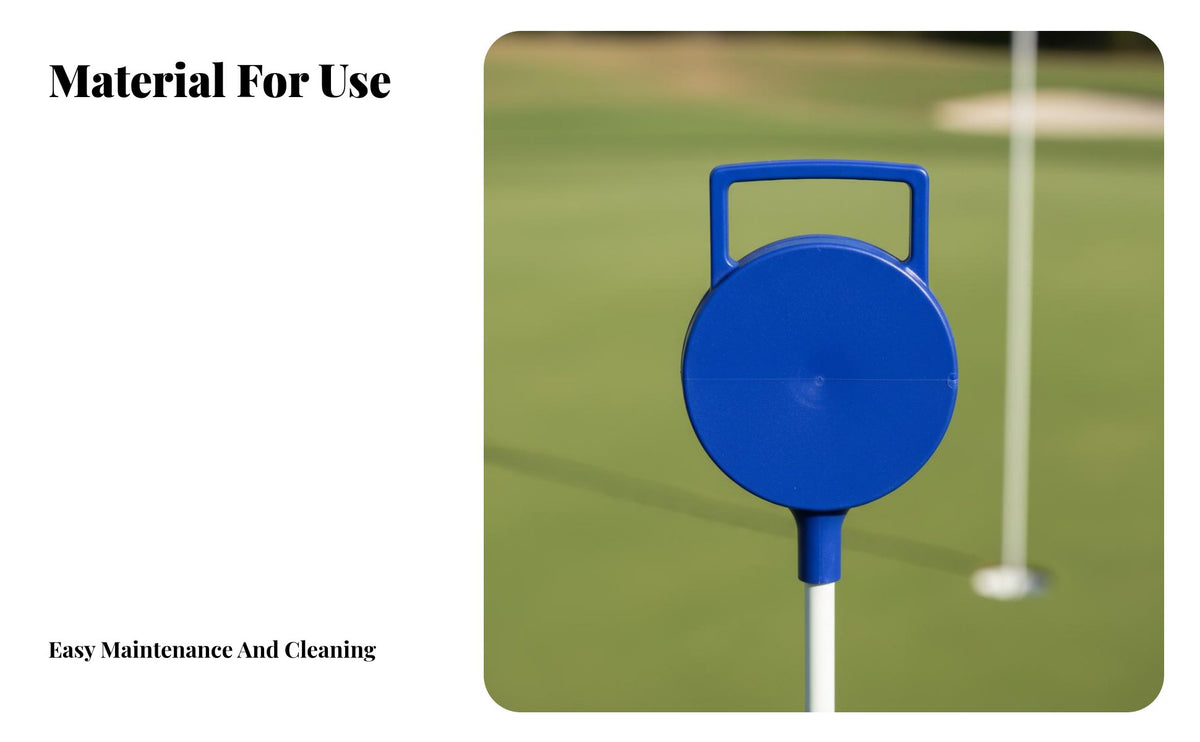 Golf Putting Green Flagstick Set Simple Retrieval Handle Putting Hole Marker Flag Set Lightweight Practice Putting Practice Cup Kit for Beginners