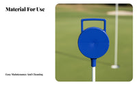 Golf Putting Green Flagstick Set Simple Retrieval Handle Putting Hole Marker Flag Set Lightweight Practice Putting Practice Cup Kit for Beginners