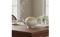 European Style Teapot Elegant Design Vintage Floral Tea Pot Drinkware for Couples, Housewarming