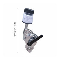 Adjustable Jazz Drum Cymbal Stand Easy to Install Extended Cymbal Stand Textured Grip for Drummers