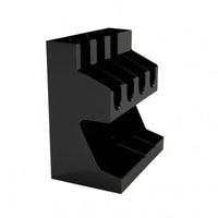 Two Tier Storage Rack Separated Compartments Coffee Shop Organizer Rack Stable Coffee Station Bar Organizer for Baristas